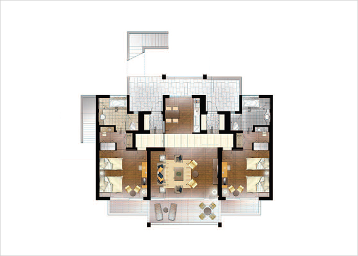 EXECUTIVE SUITE 평면도
