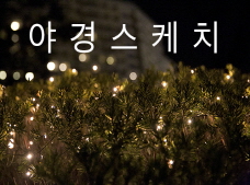 분위기 있는 밤 산책, 엘리시안 강촌 야경스케치
